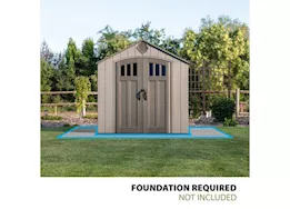 Lifetime 8 ft. x 7.5 ft. outdoor storage shed