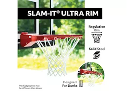 Lifetime adjustable bolt down basketball hoop (60-inch tempered glass)