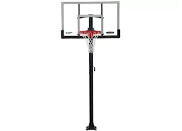 Lifetime adjustable bolt down basketball hoop (60-inch tempered glass)
