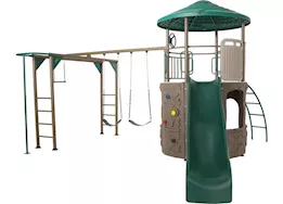 Lifetime adventure tower with monkey bars