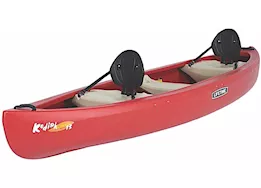 Lifetime Kodiak 130 Canoe with Paddles - Red