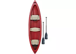 Lifetime Kodiak 130 Canoe with Paddles - Red