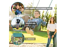 Lifetime big stuff swing set (earthtone)