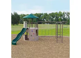 Lifetime adventure tower deluxe with monkey bars