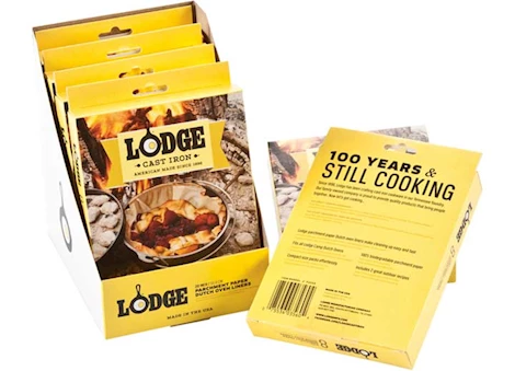 Lodge 20 Inch Parchment Paper Liners (8-Pack) for Lodge Camp Dutch Ovens Main Image