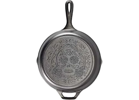 Lodge Pack of 4 10.25in cast iron skillet w/sugar skull Main Image
