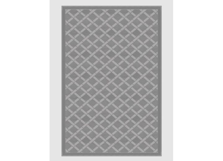 ALL WEATHER 8FTX12FT GREY PATIO MAT