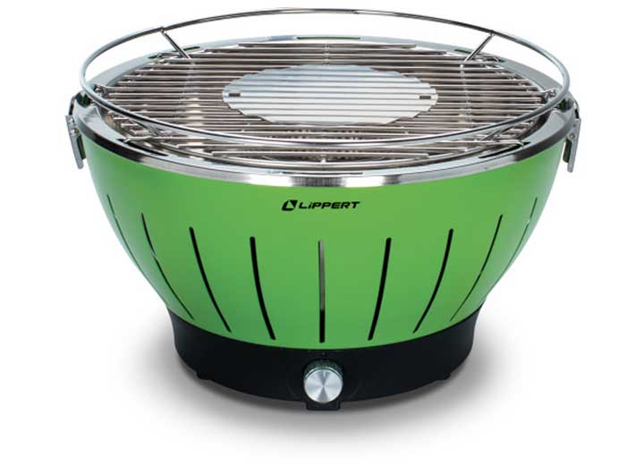 ODYSSEY PORTABLE CHARCOAL GRILL - GREEN