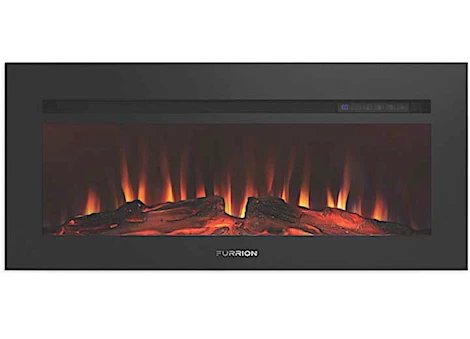Lippert 40in built-in electrical fireplace w/wood flame effect Main Image