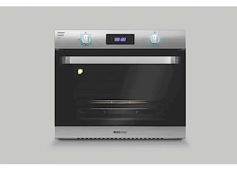 Lippert 22IN BUILT-IN GAS OVEN, SS, LED KNOB, TIMER READOUT