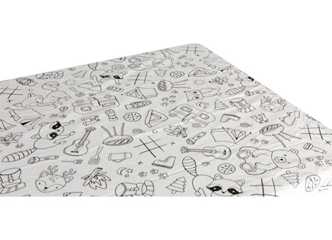 Lippert Color escape colorable elastic vinyl picnic tablecloth with bench covers Main Image