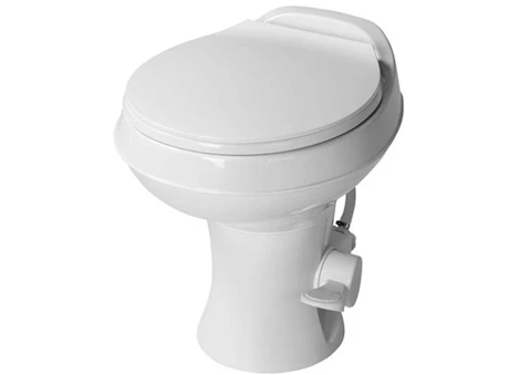 Lippert flowmax round rv toilet, white Main Image