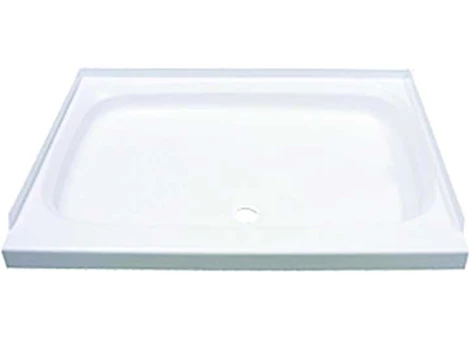 Lippert 24IN X 32IN SHOWER PAN; CENTER DRAIN - WHITE