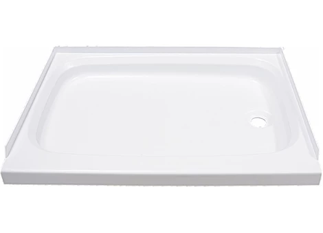 24IN X 32IN SHOWER PAN; RIGHT DRAIN - WHITE