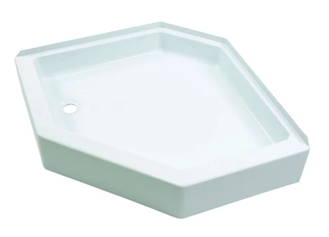 Lippert 24in x 40in shower pan; left drain - white Main Image