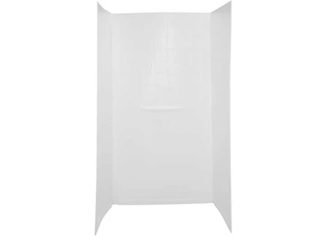 Lippert Shower Surround - 24"D x 36"W x 68"H, White, Tile|210392