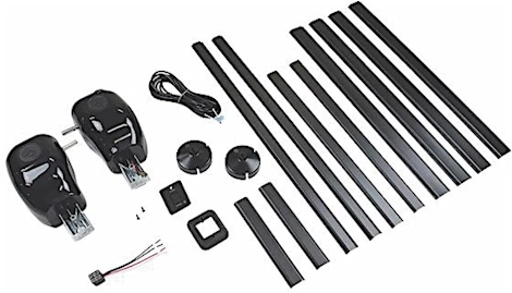 Lippert MANUAL PULL STYLE TO POWER AWNING CONVERSION KIT, BLACK
