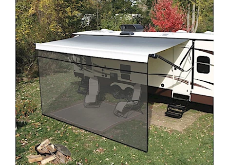 Lippert SHADE, FRONT PANEL AWNING - BLACK 8X15