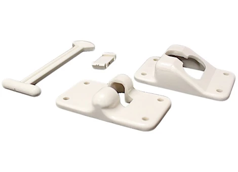 Lippert T-Style Door Holder Kit - 4", Polar White Main Image