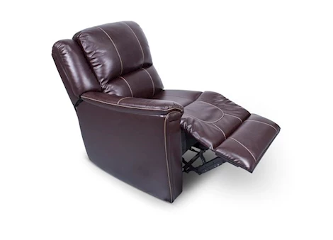 Lippert RIGHT ARM RECLINER, COUGAR 2016, JALECO CHOCOLATE, W/ T700 TAN TOPSTITCH