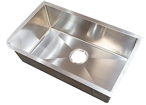 Lippert 25x15x7 single bowl sink; r10 corners; stainless steel 304 Main Image