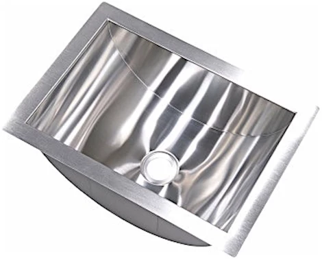 Lippert 14x10x6 stainless steel troff sink Main Image