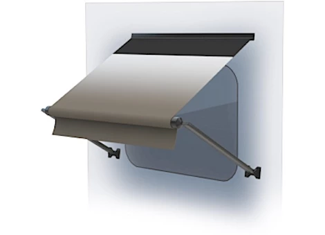 Lippert 54IN STANDARD WINDOW AWNING ROLLER, SAND FADE, BLACK WG