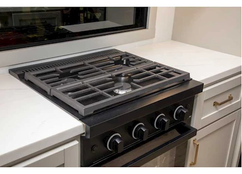 Lippert FURRION 24 IN CHEF COLLECTION RV 3-BURNER GAS RANGE / BLACK