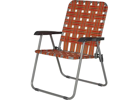 Lippert Xl webbed lawn chair - orange Main Image