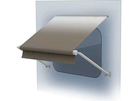 Lippert 60IN STANDARD WINDOW AWNING ROLLER, SAND FADE, WHITE WG