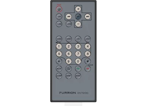 Lippert REPLACEMENT REMOTE CONTROL FOR FURRION DV7200 ENTERTAINMENT SYSTEM