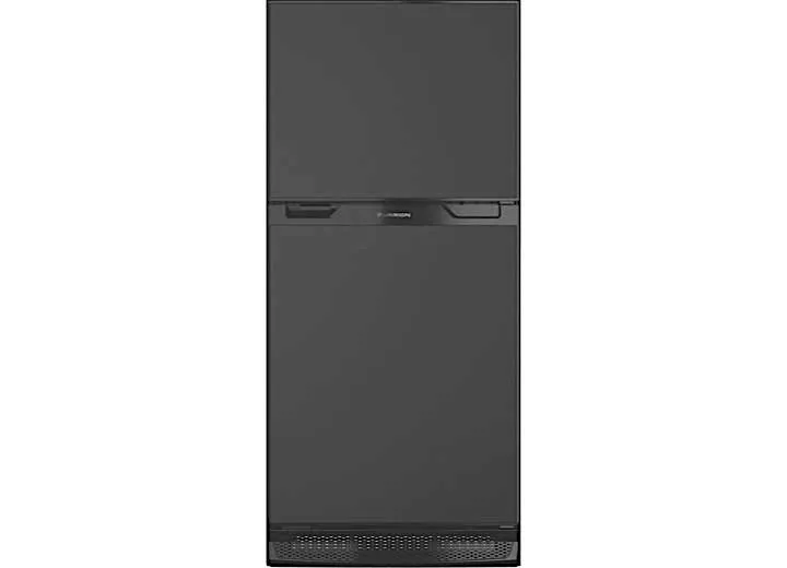 Lippert 8 cu.ft dc left hinge refrigerator, black