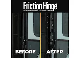 Lippert Friction Hinges for RV Entry Doors - Black