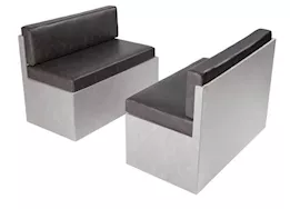 Lippert 44in dinette replacement cushions, millbrae (set of 2 bottom & 2 side cushions)