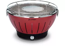Lippert Odyssey portable charcoal grill - red