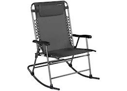 Lippert stargazer outdoor rocking chair, dark grey