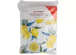 Lippert 3 pc picnic table cover set-lemon toss print