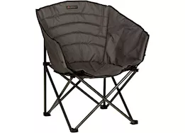 Lippert Campfire padded barrel chair, dark grey