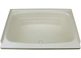 Lippert 24in x 36in bathtub; center drain - parchment
