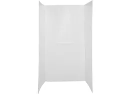 Lippert Shower Surround - 24"D x 36"W x 68"H, White, Tile|210392