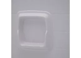 Lippert Bath/Shower Surround - 27"D x 54"W x 57"H, White, Tile