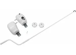 Lippert Pull style manual to crank style manual upgrade kit, white