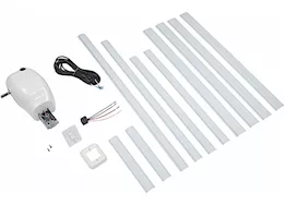 Lippert Manual crank style to power awning conversion kit, white