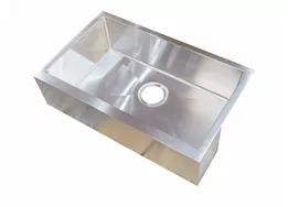 Lippert 27x16x7 single bowl stainless steel sink