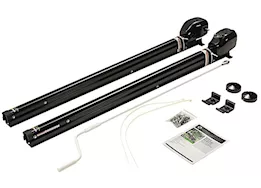 Lippert Universal awning hardware - solera hybrid 69 inch - infinite - am kit - black