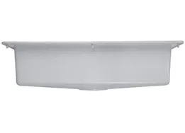 Lippert 25in x 17in single bowl sink - white