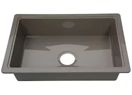 Lippert 25in x 17in single bowl - stainless steel color