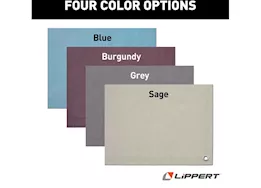 Lippert Patio mat, easy care 8x20 grey patio mat