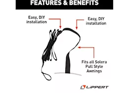 Lippert Solera manual awning pull strap replacement