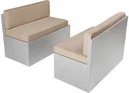 Lippert 40in dinette replacement cushions, norlina (set of 2 bottom & 2 side cushions)